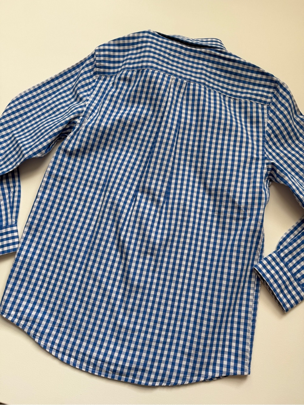 Vineyard Vines Boys Blue Gingham Button-Down Shirt - Picture 4 of 4